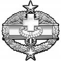 Combat Medical Badge 3rd Award Metal Sign 17 x 17" 