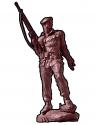 SPECIAL WARFARE MEMORIAL STATUE ALL METAL SIGN 10 x 18"