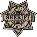 Vintage Looking Sheriff's Department EL Dorado County, California 15 x 15" 