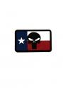 Punisher Skull Texas Flag Face PVC Patch