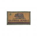 Subdued Tan California Flag Patch