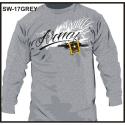 Army Swoosh Design Screen Printed Sweatshirt