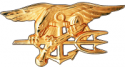 SEAL Trident Decal Gold