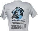 Air Force Global Delivery Silk Screened Grey Tee Shirt