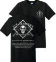 Marine USMC Extermination Co Silk Screened Black Tee Shirt