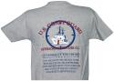 Coast Guard Offshore Adventure Co Silk Screen Grey Tee Shirt