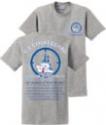 Coast Guard USCG Offshore Adventure Co Silk Screen Grey Tee Shirt