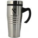 The First Team 1st Cav on Stainless Tumbler