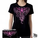 ELITE BREED PINK FOIL FIGHT BREAST CANCER T-SHIRT