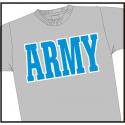 Bright Blue ARMY Imprinted Shirt