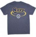 U.S. Navy Banner Design Silk Screen on T-Shirt