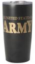 ARMY GOLD ON BLACK 20OZ STAINLESS THERMAL