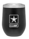 U.S. ARMY STAR 12OZ DOUBLE WALL STAINLESS STEEL TUMBLER
