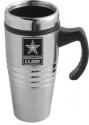 US ARMY STAR LOGO 16OZ  STAINLESS STEEL BLACK HANDLE TUMBLER