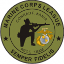 USMC League Rifle Team Decal