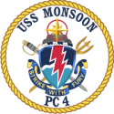 USS Monsoon PC-4 Decal