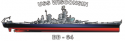 USS New Jersey (BB-62), Decal 