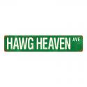Hawg Heaven Ave   Sign