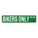 Bikers Only Blvd   Sign