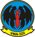 Marine Attack Squadron 322  Decal