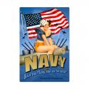 Navy Pinup Medal Sign