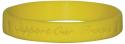 Patriotic and Veteran Support Our Troops Yellow Silicone Wrist Bracelet