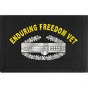 Enduring Freedom Combat Action Badge Logo Wallet
