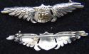 WWI Pilot Overseas Hat Wings sterling 