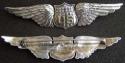 WWI Pilot Wing Shreve Design Sterling Silver