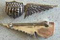 WWI Reserve - Junior Pilot 1-2 Wings Sterling Silver