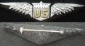 WWI US Pilot Wing Sterling 