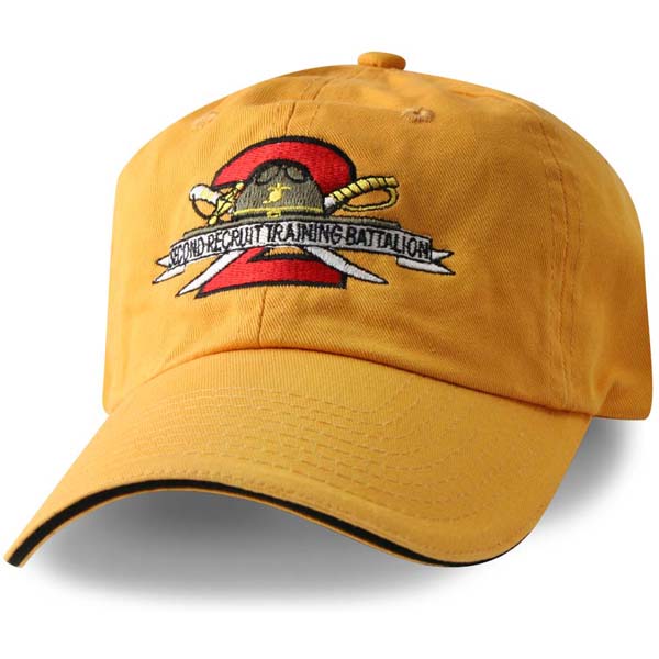 2nd Battalion Parris Island Direct Embroidered Yellow Ball Cap | North