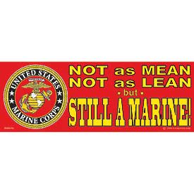 bumper marine mean still marines sticker stickers usmc