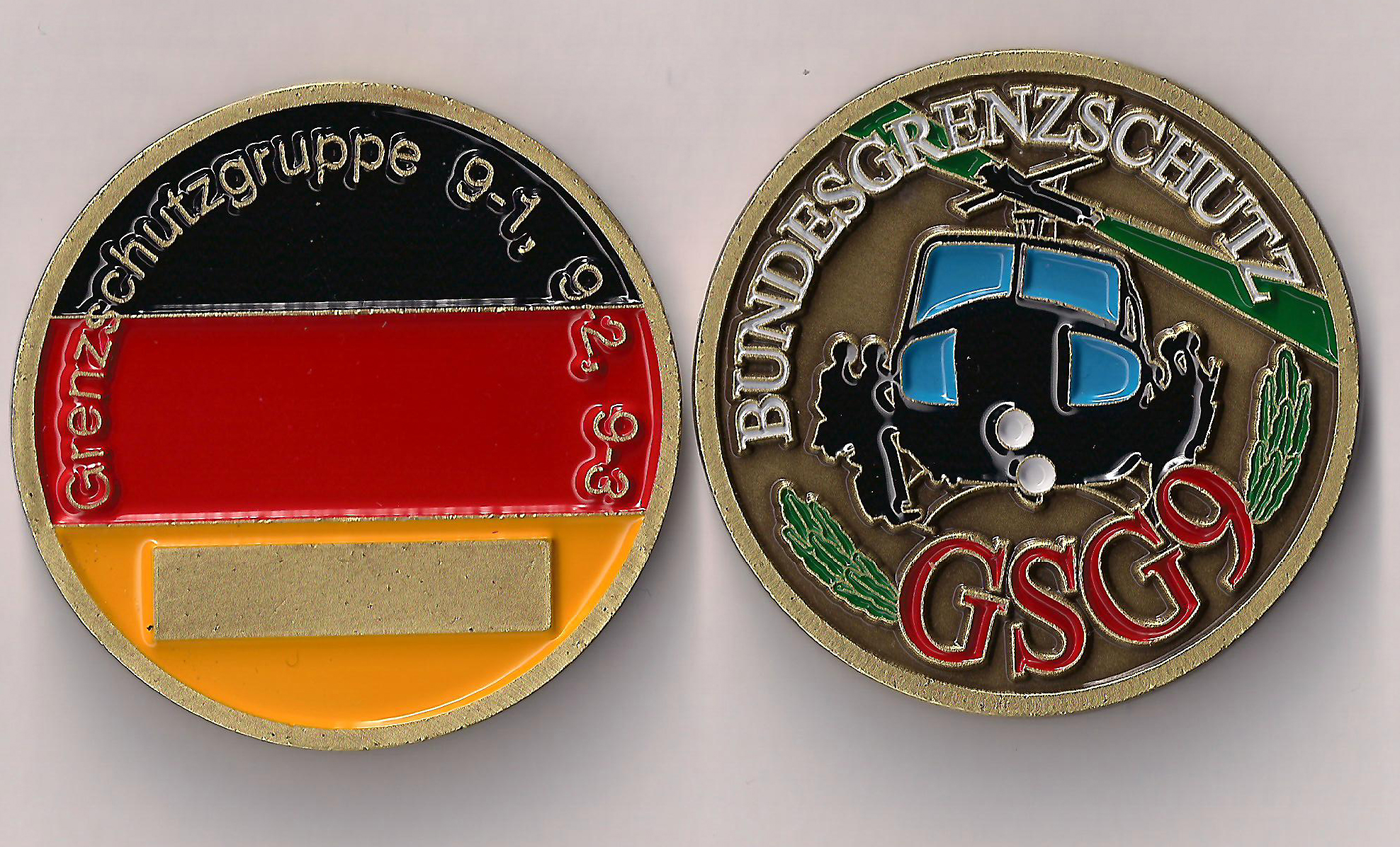 Coin Münze Bundesgrenzschutz GSG 9 