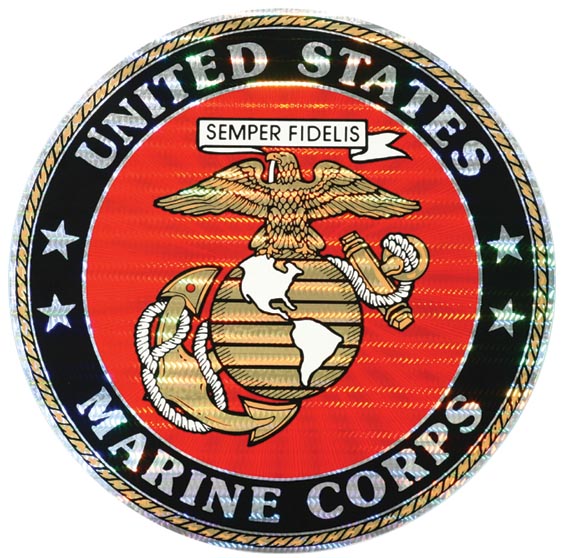 United States Marine Corps with Eagle Globe and Anchor Logo Decal ...