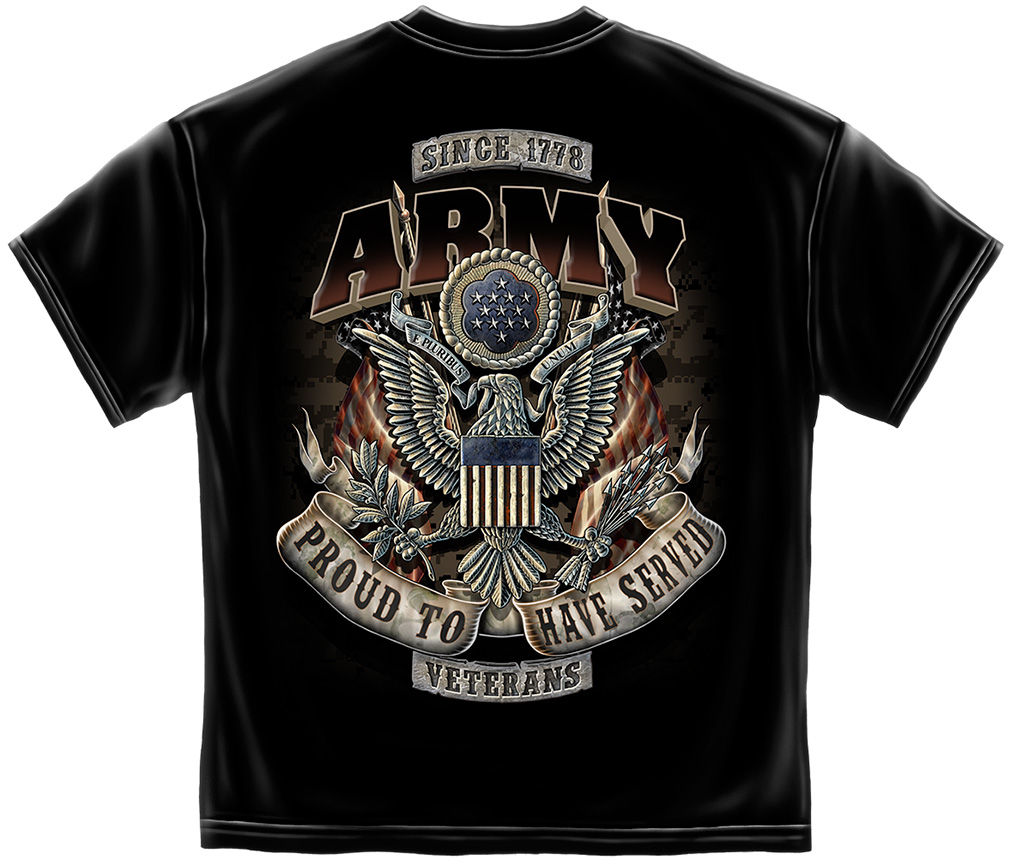ARMY PROUD TO HAVE SERVED T-SHIRT | North Bay Listings