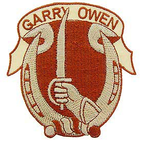 Army 7th Cavalry Regiment Patch Garry Owens Tan | North Bay Listings