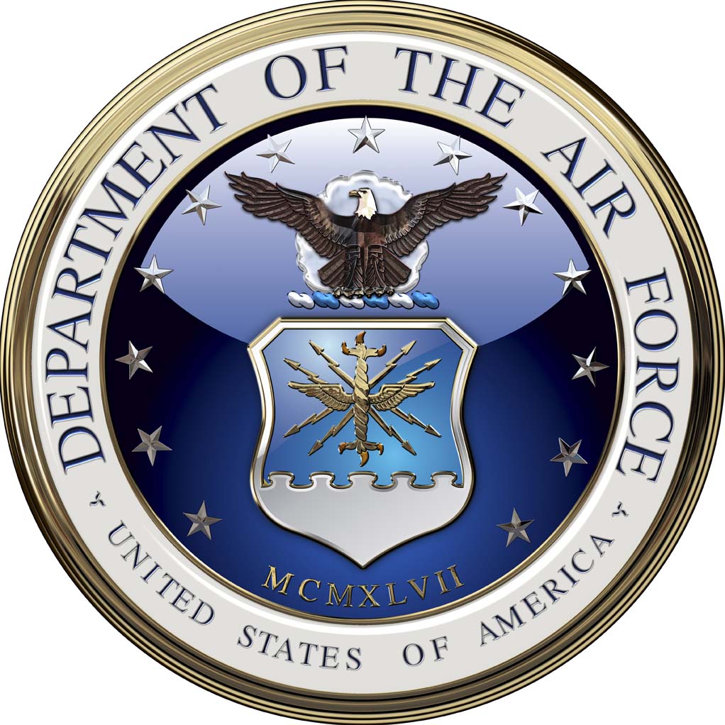 Department of the Air Force Emblem All Metal Sign. 14