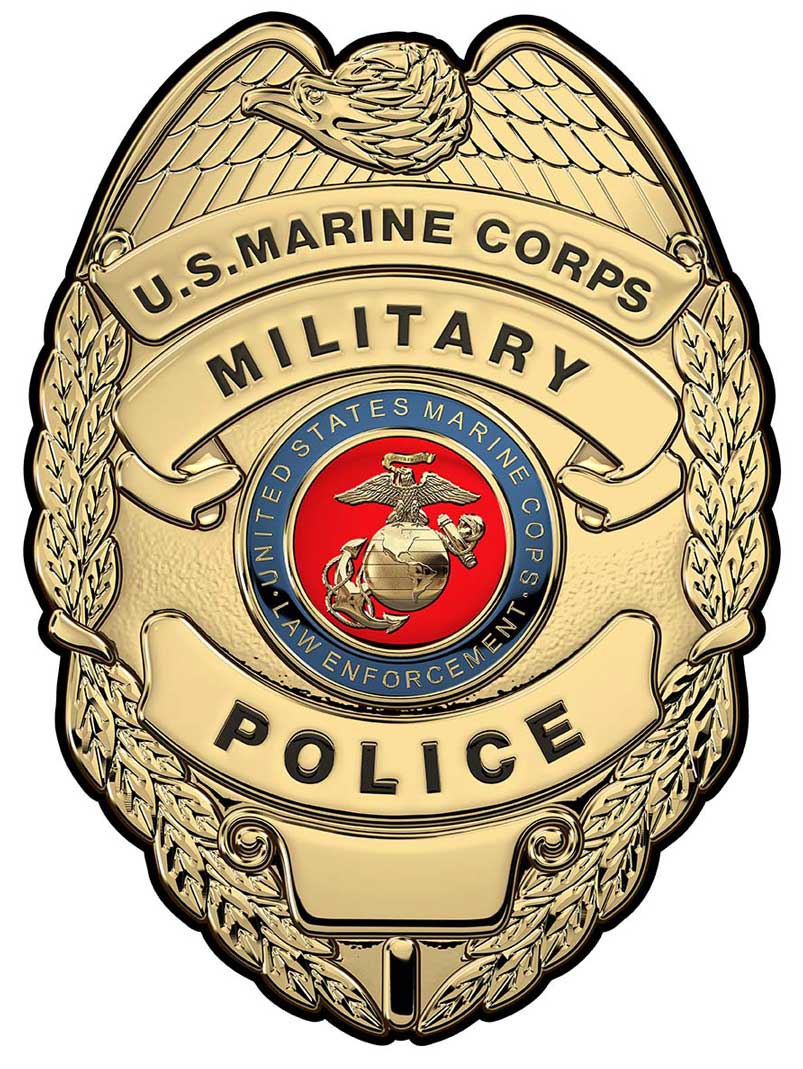 US Marine CORPS Military Police All Metal Sign 12 x 16