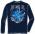 EMS, On Call For Life, blue long-sleeve T-Shirt BACK