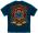 Firefighters Fire Rescue Service Before Self blue short sleeve T-Shirt BACK