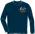 DOUBLE FLAG EAGLE NAVY LONG SLEEVE T-SHIRT