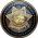 CALIFORNIA HIGHWAY PATROL OFFICER BADGE ROUND ALL METAL PLAQUE 