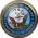 Navy Seal Emblem All Metal Sign.  14" Round