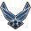 Air Force Hap Wings All Metal Sign 15 x 14"