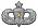 U.S. Army Airborne Senior Parachutist Badge with Combat Star All Metal Sign- Sma