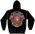 USMC, Semper Fi, black hooded sweat-shirt BACK
